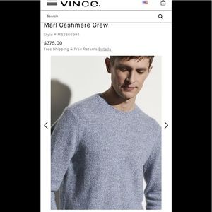 Vince cashmere